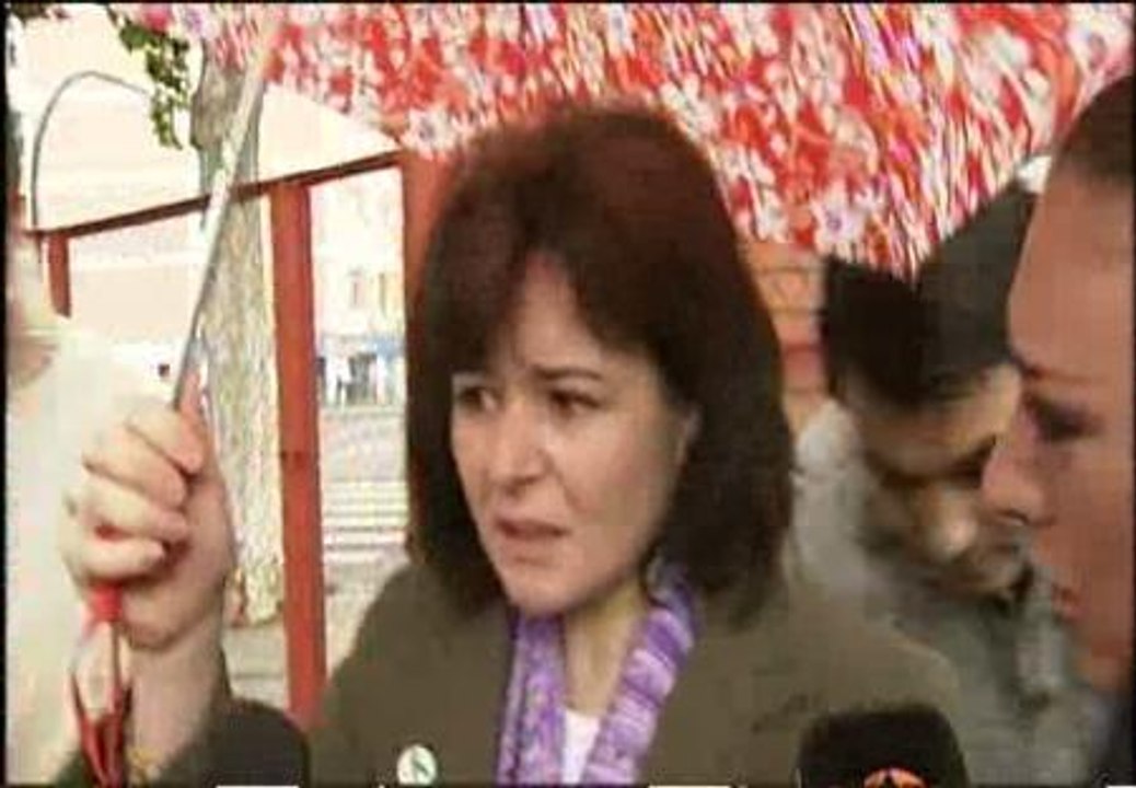 Ruth Ortiz antes de entrar a los juzgados se siente "tranquila y con ganas de hablar"