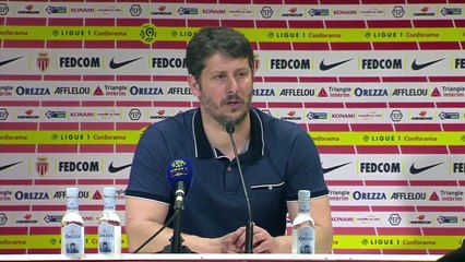 Conférence de presse Fabien Mercadal après AS Monaco / SMCaen