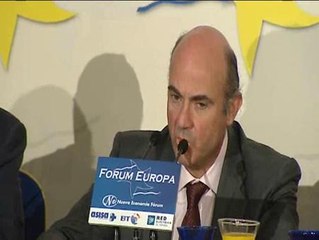 El ministro De Guindos dice que el objetivo del recorte es una "sanidad sostenible"