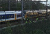 Más de un centenar de heridos tras chocar dos trenes en Ámsterdam