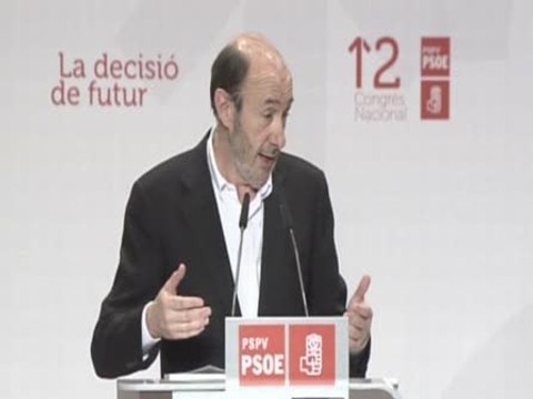 Rubalcaba opina que la derecha ha perdido credibilidad
