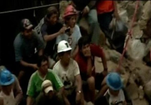 En busca de los mineros atrapados