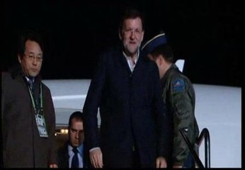 Rajoy llega a Seúl