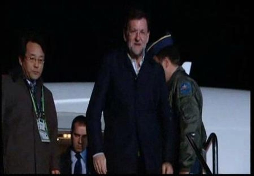 Rajoy llega a Seúl