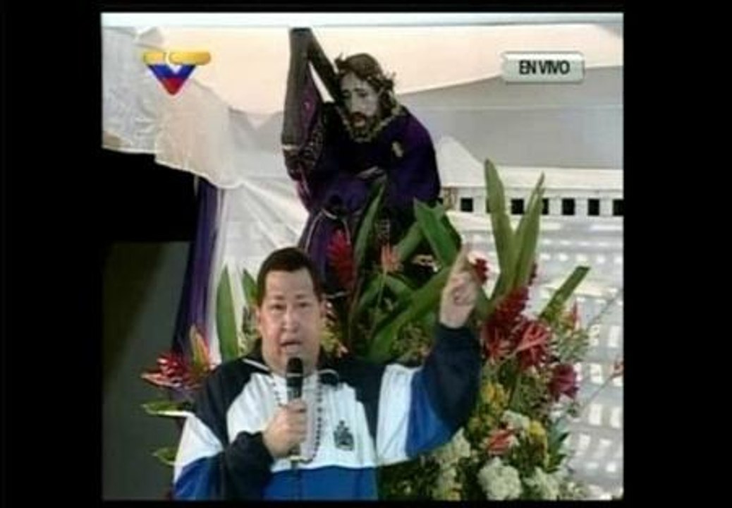 Chávez: "Cristo, dame tu cruz, dame tus espinas y dame tu sangre que yo estoy dispuesto a llevarlas pero con vida"