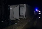 Fallece un hombre tras volcar un camión en Jaén