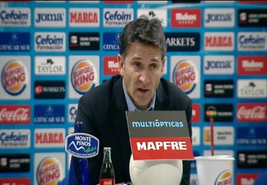 Montanier: "Tenemos la sensación de que no merecemos una derrota"