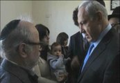Netanyahu visita a las víctimas del tiroteo de Toulouse