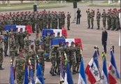 Funeral en honor a los tres soldados asesinados