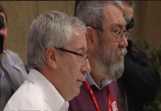 Méndez y Toxo registran hoy en Empleo la huelga general del 29-M