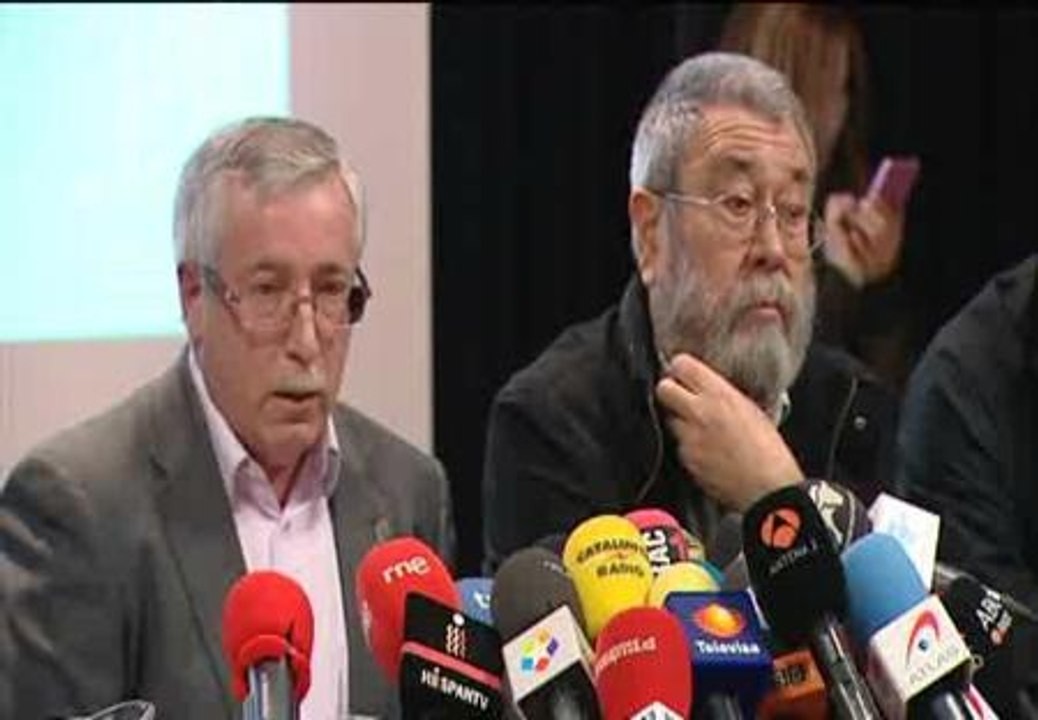 Toxo: "La huelga no tendrá un tono menor"