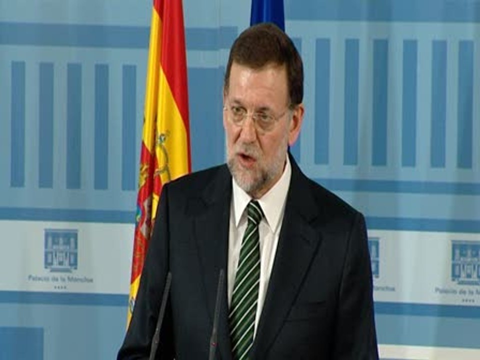 Rajoy: "Asumimos nuestra responsabilidad como Gobierno"