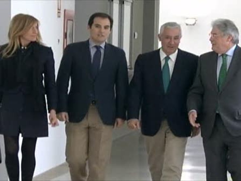 Griñán y Arenas opinan sobre el ajuste del déficit