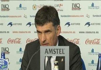 José Luis Mendilibar: "No somos mejor que el Manchester"