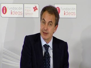 Zapatero pide a progresistas no salir del "campo de juego"