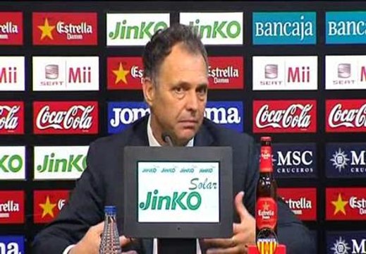 Caparrós: Al final nos ha faltado una pizca de suerte para ganar los tres puntos
