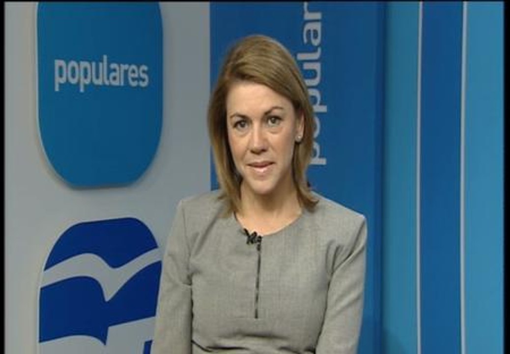 Cospedal: "Me siento muy apoyada por mis compañeros de partido y también por los Presidentes Autonómicos"