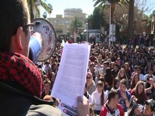 Alumnos denuncian la criminalización de la protesta