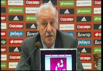 Del Bosque afirma que no existe dopaje en el mundo del fútbol