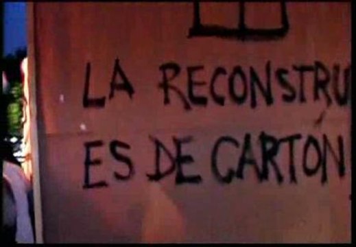 Protestas en Chile en el segundo aniversario del terremoto