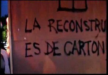 Protestas en Chile en el segundo aniversario del terremoto