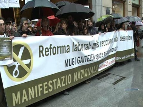 Sindicatos vascos: Es hora de protestar
