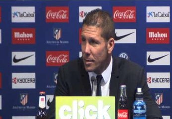 Simeone: "Los resultados siempre son justos"