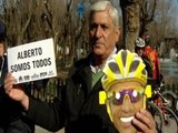 Marcha ciclista en Pinto en apoyo a Contador