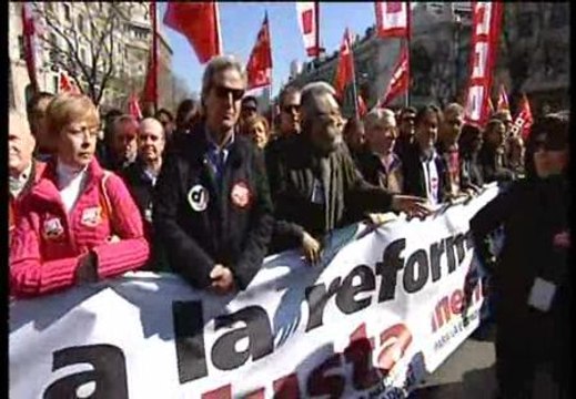 Miles de personas salen a la calle para protestar contra la reforma laboral