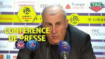 Conférence de presse Toulouse FC - Paris Saint-Germain (0-1) : Alain  CASANOVA (TFC) - Thomas TUCHEL (PARIS) / 2018-19