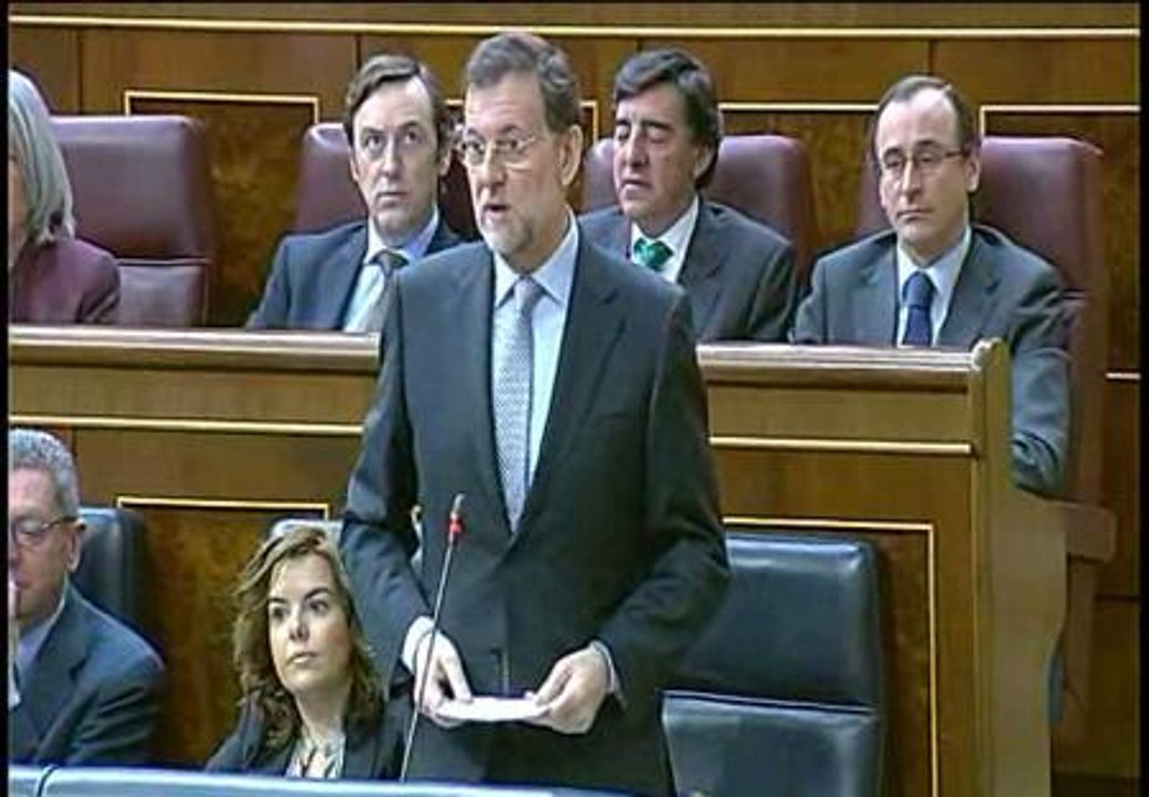 Rajoy en el Congreso: "Las medidas no van a producir efectos en el corto plazo"