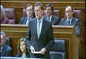 Rajoy en el Congreso: "Las medidas no van a producir efectos en el corto plazo"