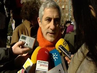 Concentración en apoyo a Garzón en Madrid