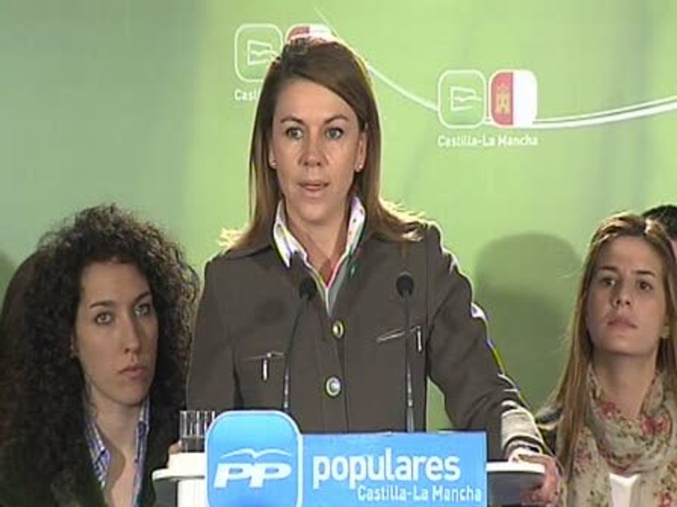 Cospedal apela a la responsabilidad de sindicatos