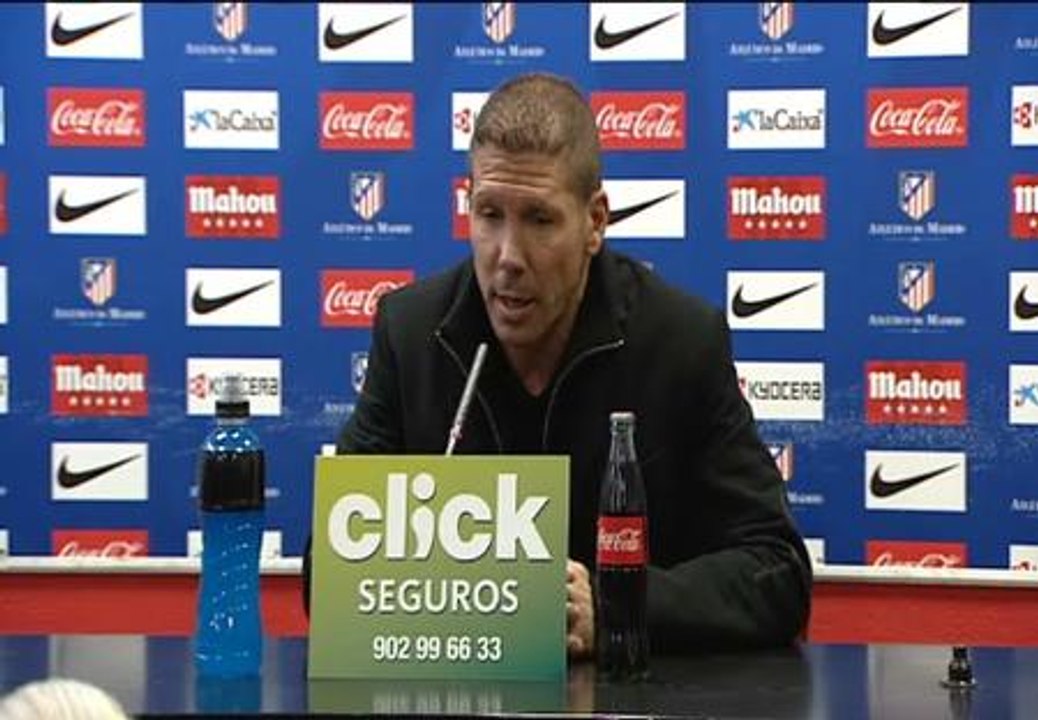 Simeone: "Tenemos el corazón de un equipo chico"