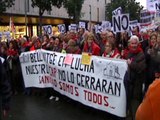 Manifestación en Barcelona contra los recortes