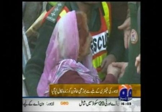 Treinta horas bajo los escombros