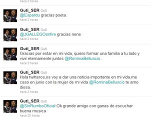 Guti y Romina Belluscio se casan en junio