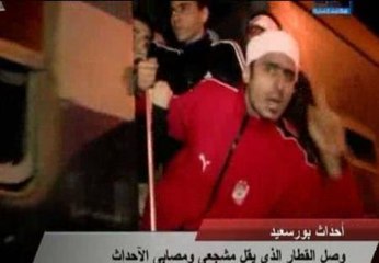 Los aficionados de Al Alhi abandonan Port Said