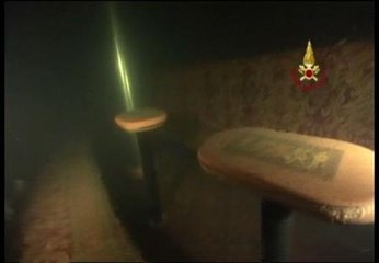 Las entrañas del Costa Concordia