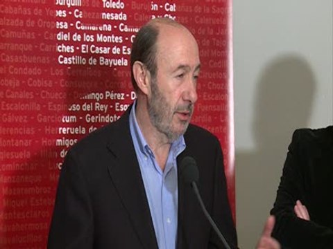 Rubalcaba satisfecho en la recta final de la campaña