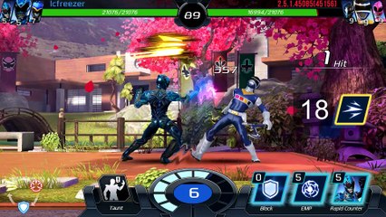05 Power Rangers Legacy Wars - Billy 2017 Slow Motion