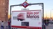 Ciudadanos anónimos dejan en evidencia la 'engañosa' campaña publicitaria del metro de Madrid