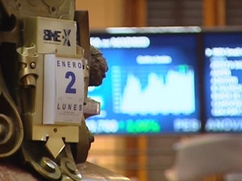 El Ibex en positivo en la primera jornada del año