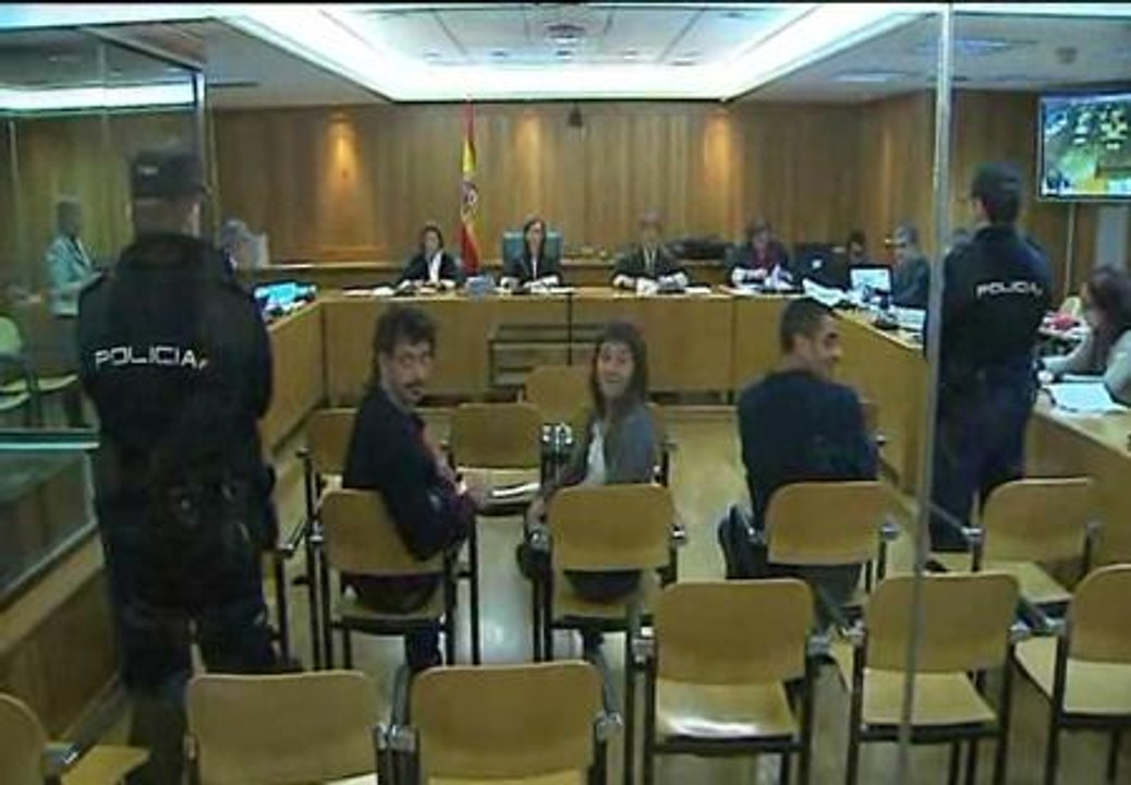 Gritos de '¡Gora ETA!' en la Audiencia Nacional