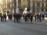Funcionarios de Prisiones protestan en Barcelona