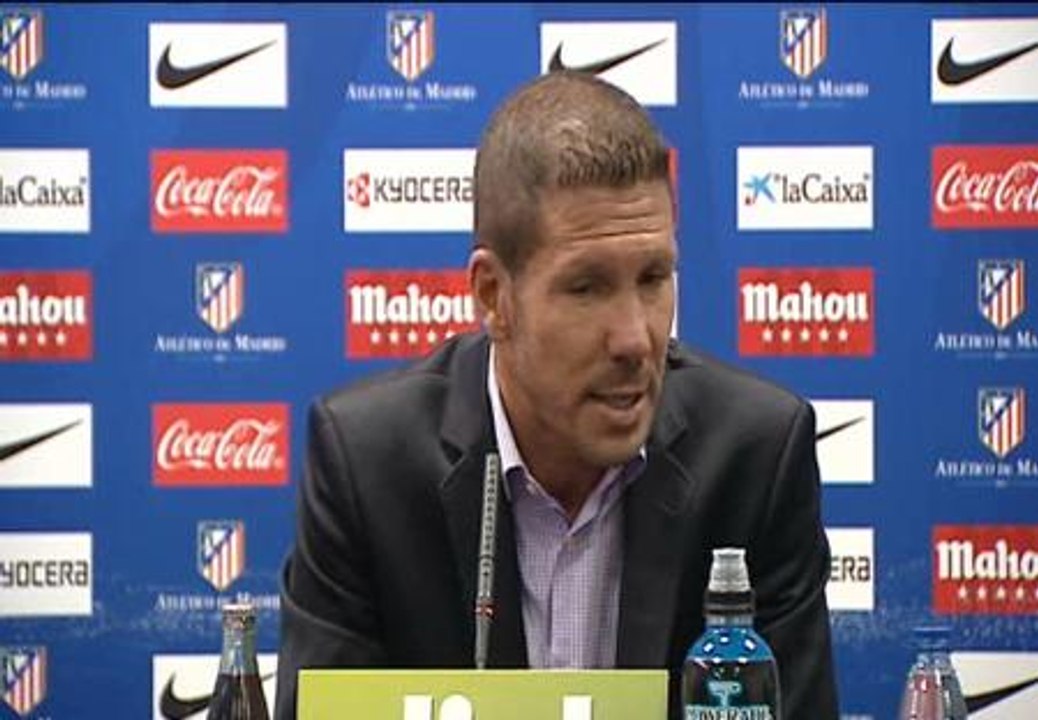 Simeone sobre Reyes: "No hay tiempo para esperar a nadie"