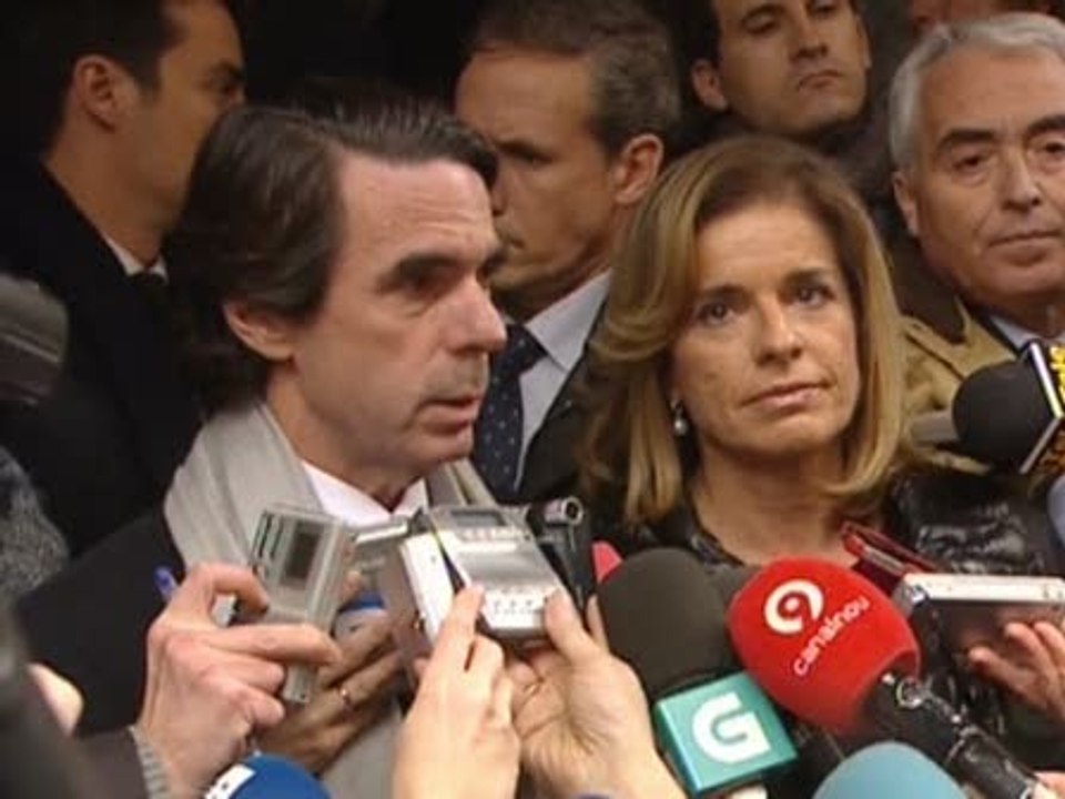 Aznar: "No puedo explicar mi vida sin Fraga"