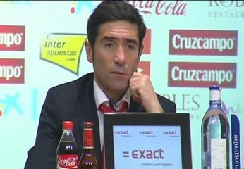 Marcelino: "No es normal que no marquemos con tantas ocasiones del gol"