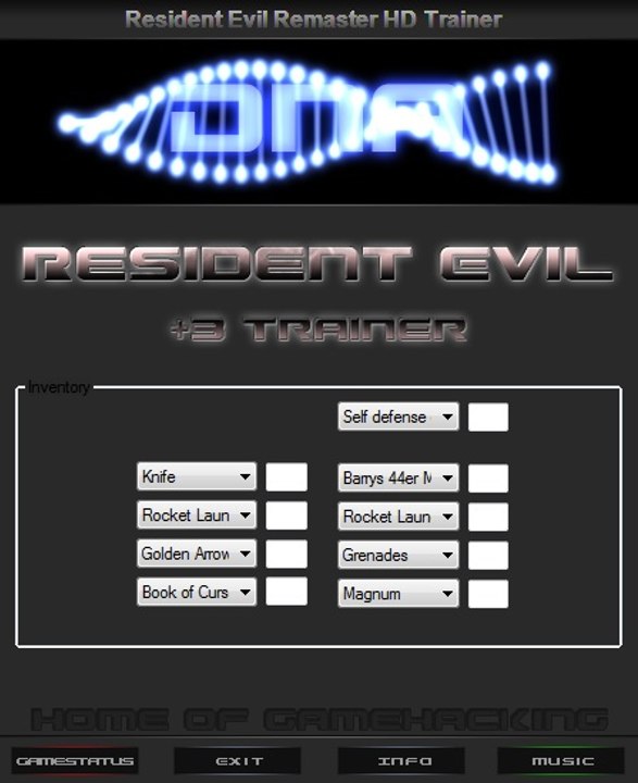 Resident Evil hd remaster inventory editor